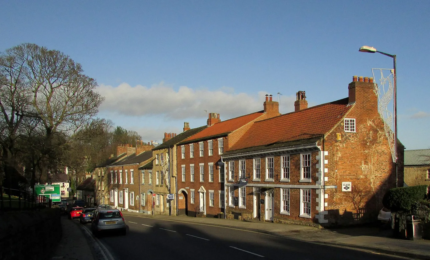 Knaresborough High Street. The May 2024 storm flooded properties in clusters across the town rather than on one street