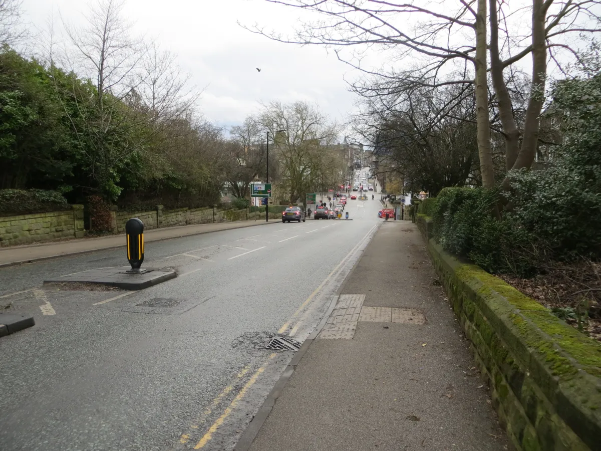 Ripon Road, the A61, heading into Harrogate